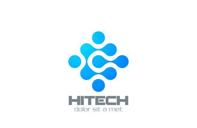 電子科技logo設(shè)計(jì) 融合計(jì)算機(jī)科技的視覺符號(hào)
